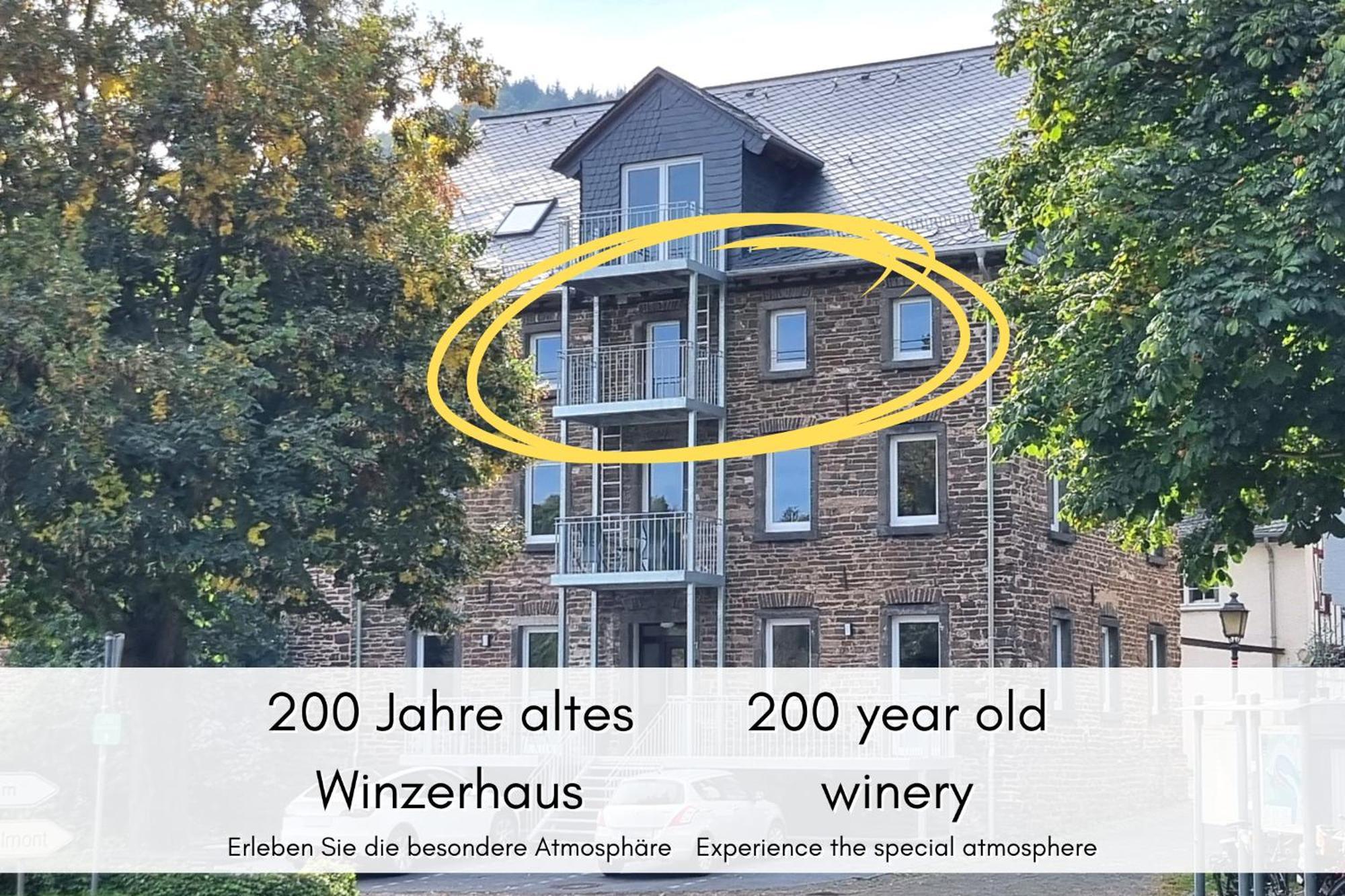 Апартаменти Winzerhaus Am Calmont - Raumwunder Mit Moselblick Бремм Екстер'єр фото